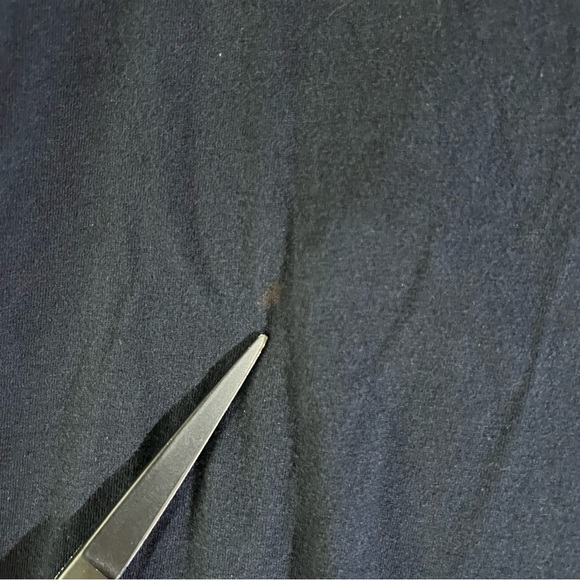 Johnny Was JW Los Angeles Embroidered Black Tunic Dress Large Cotton Boho Floral - Picture 11 of 12